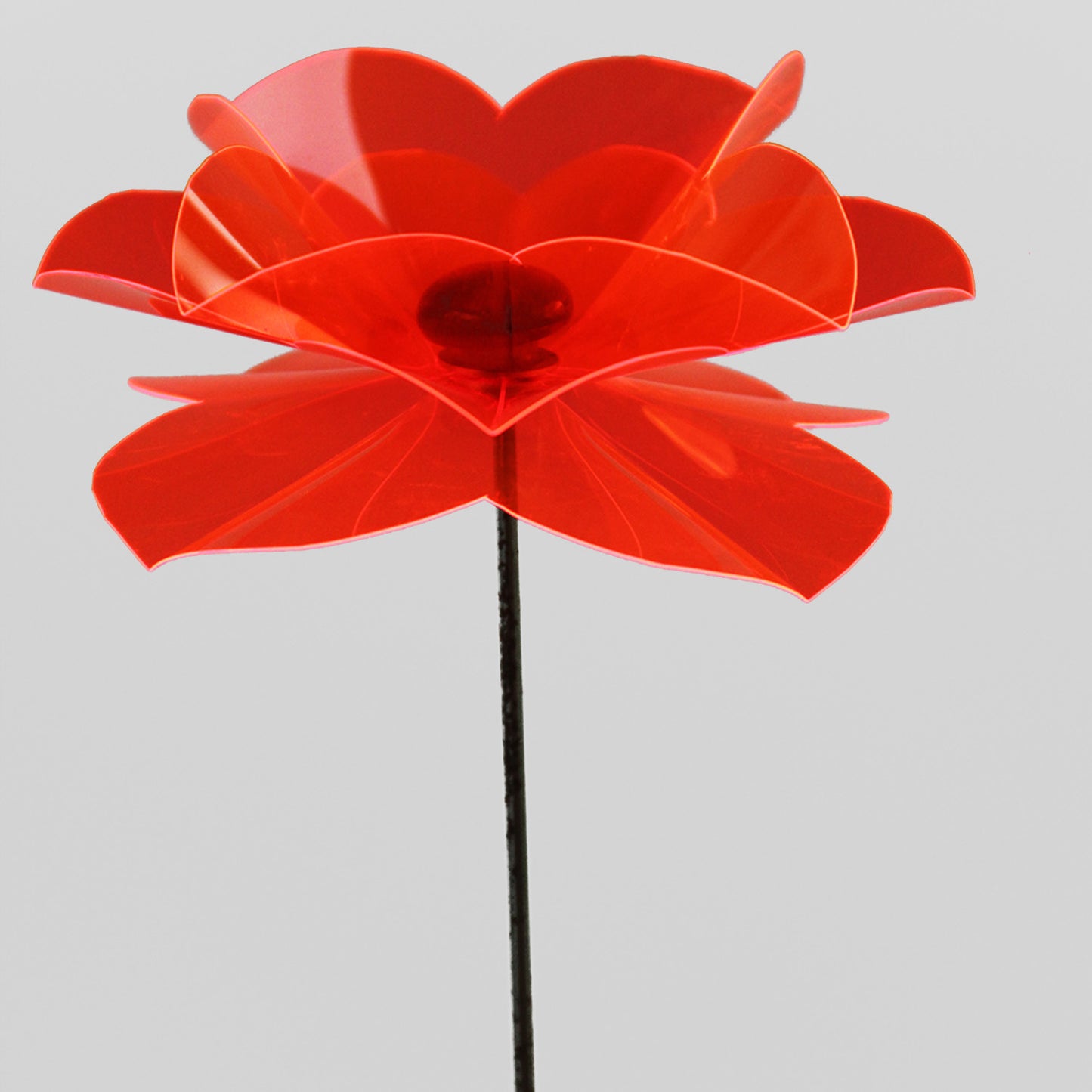 Poppy Flower Straight 1m, flower ca 12 cm diam