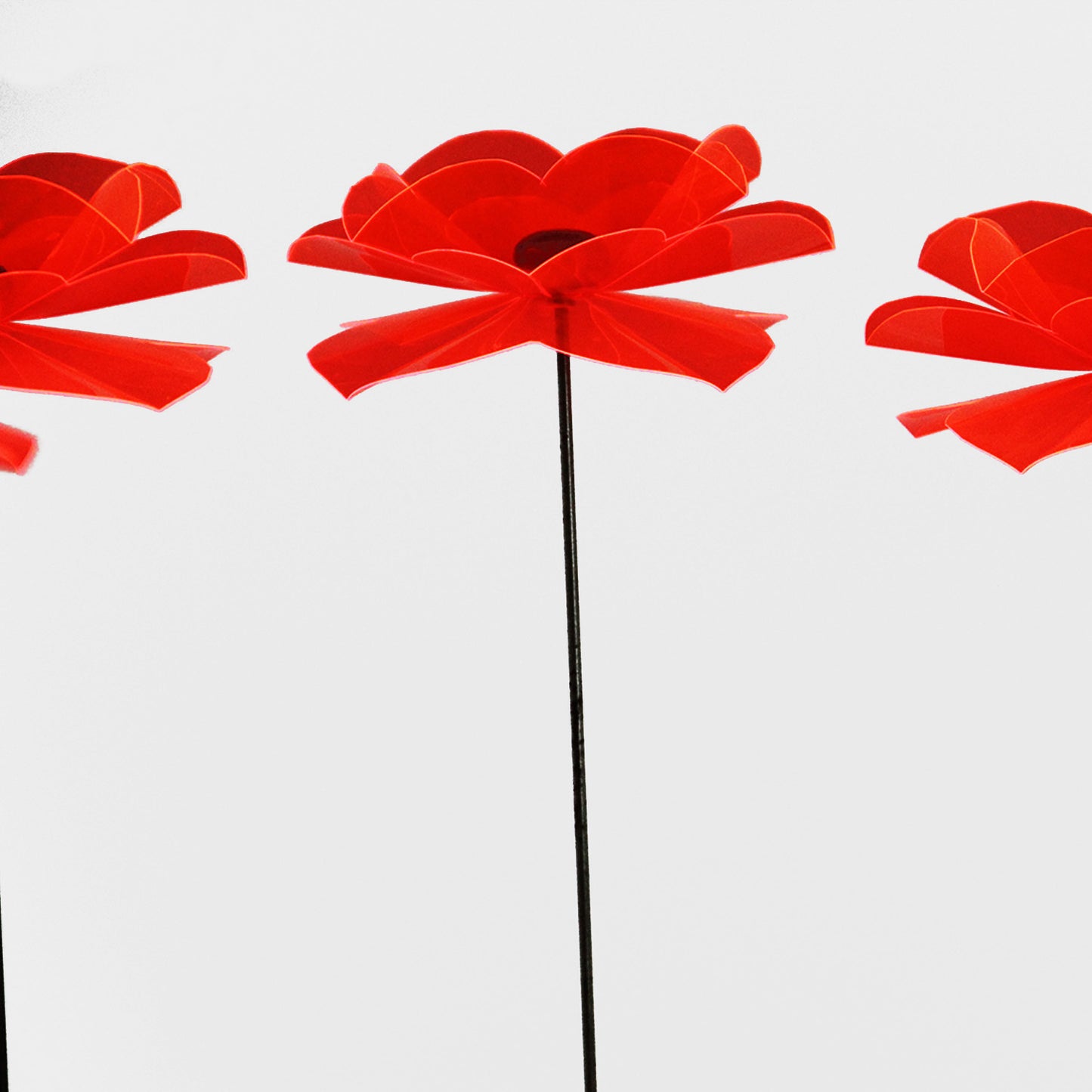 Poppy Flower Straight 1m, flower ca 12 cm diam