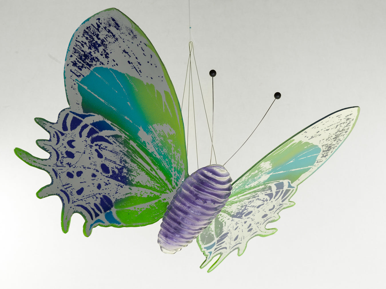 Papillon- green/ blue
