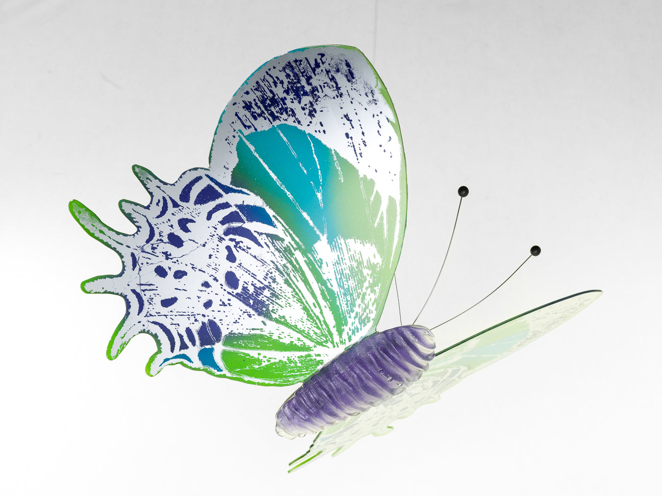 Papillon- green/ blue
