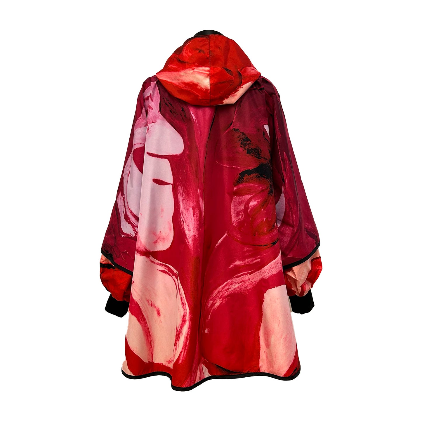 REGNPONCHO My Face Röd