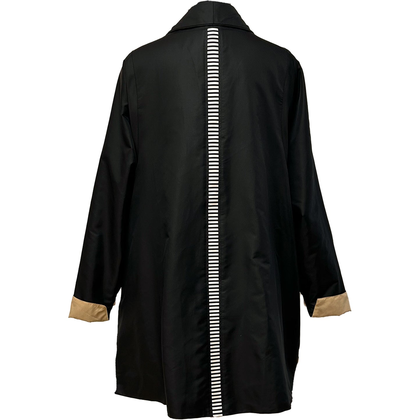 VEJR OG VINDJAKKE Pierre Stripe Raglan Jacket Beige