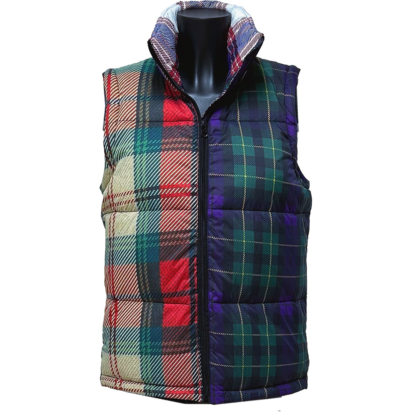 REGNJACKA Down Jacket Tartan print