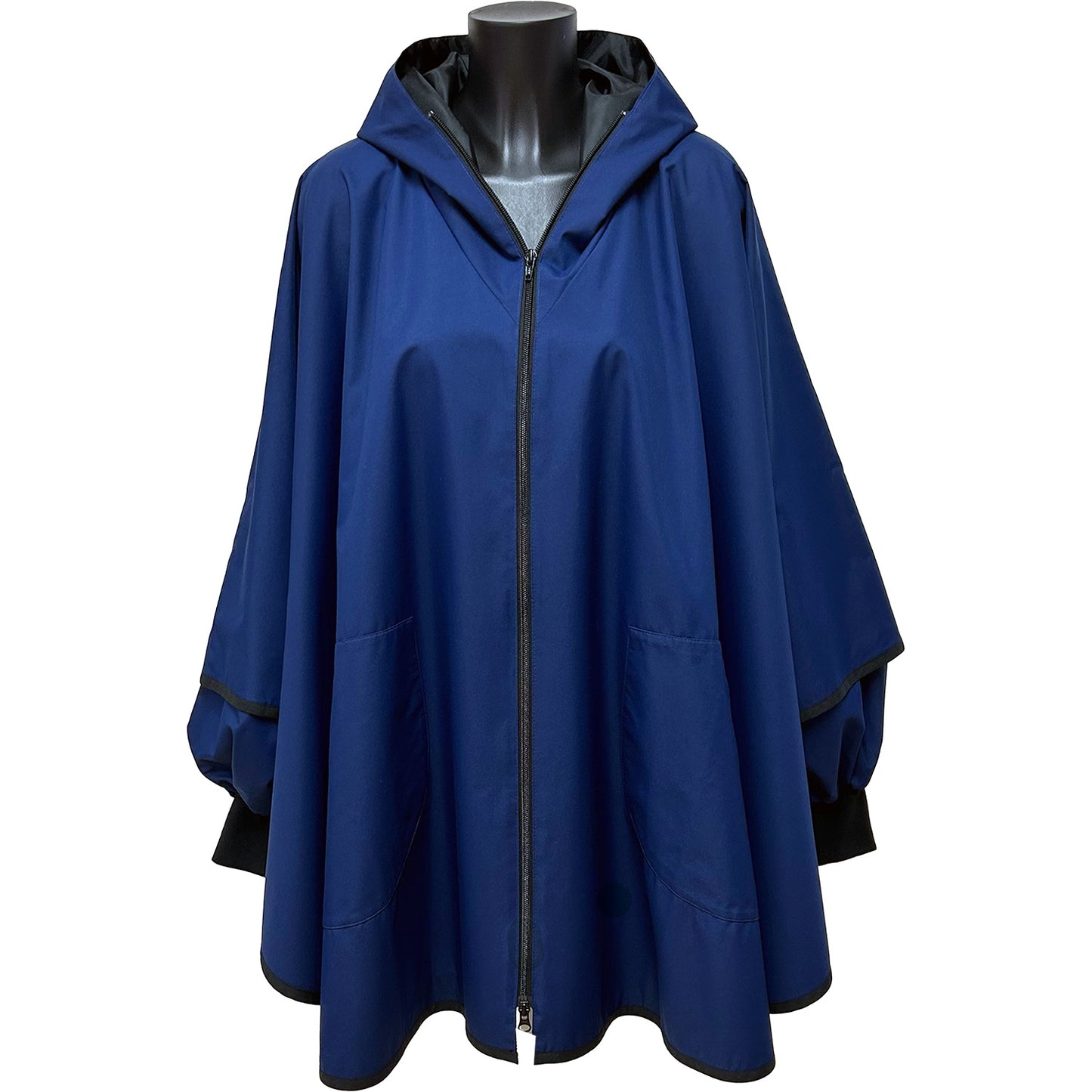 REGNSLAG/PONCHO Marinblue