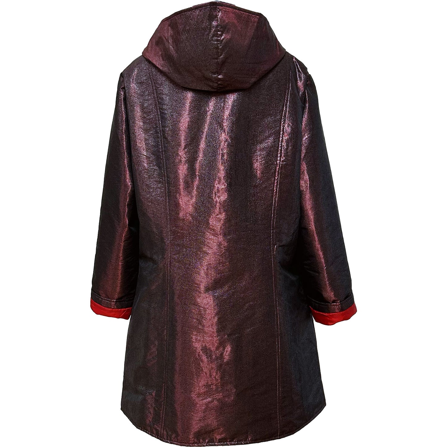 REGENMALTEL Shine High Fin Th Bordeux/Light bordeux