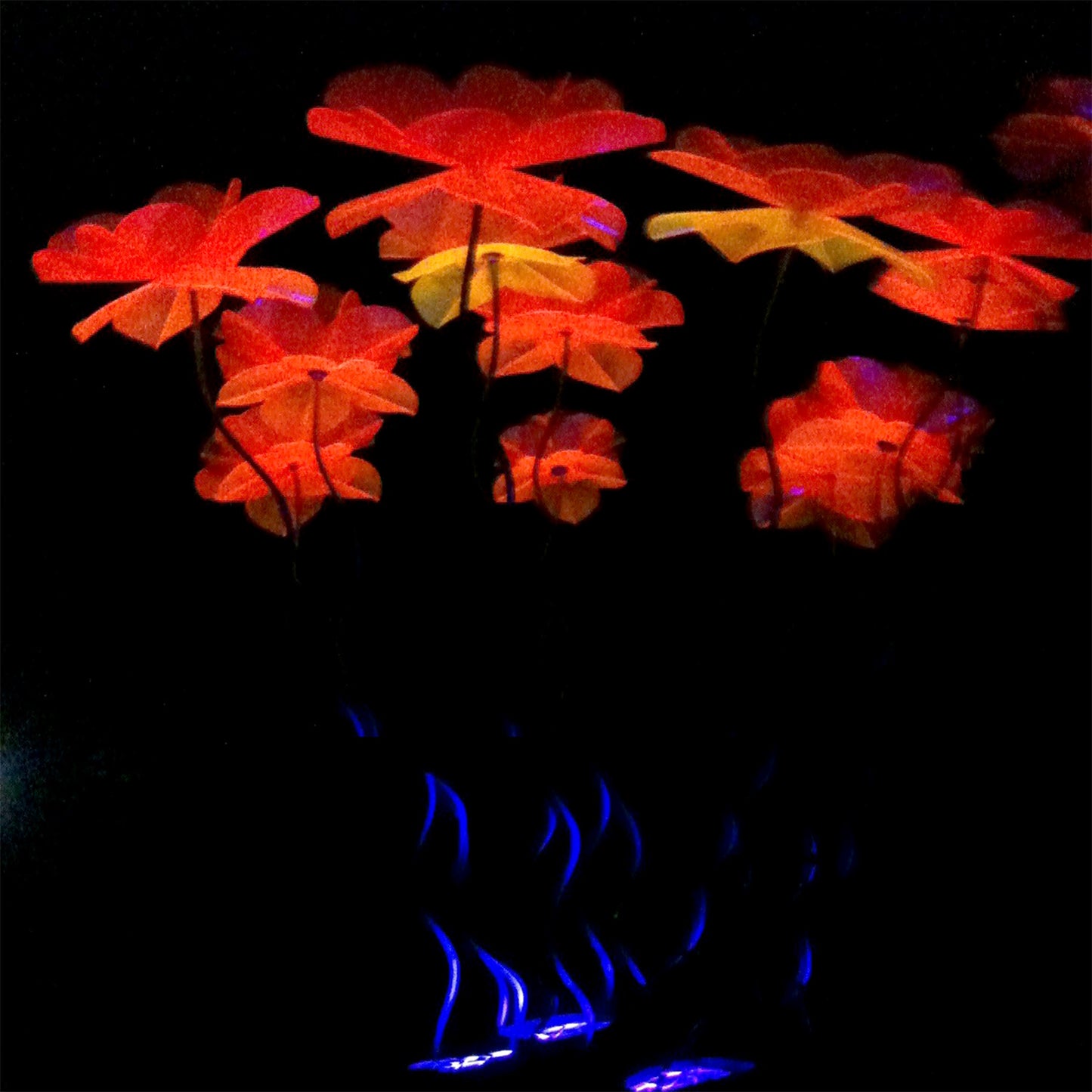 Poppy Flower Straight 1m, flower ca 12 cm diam