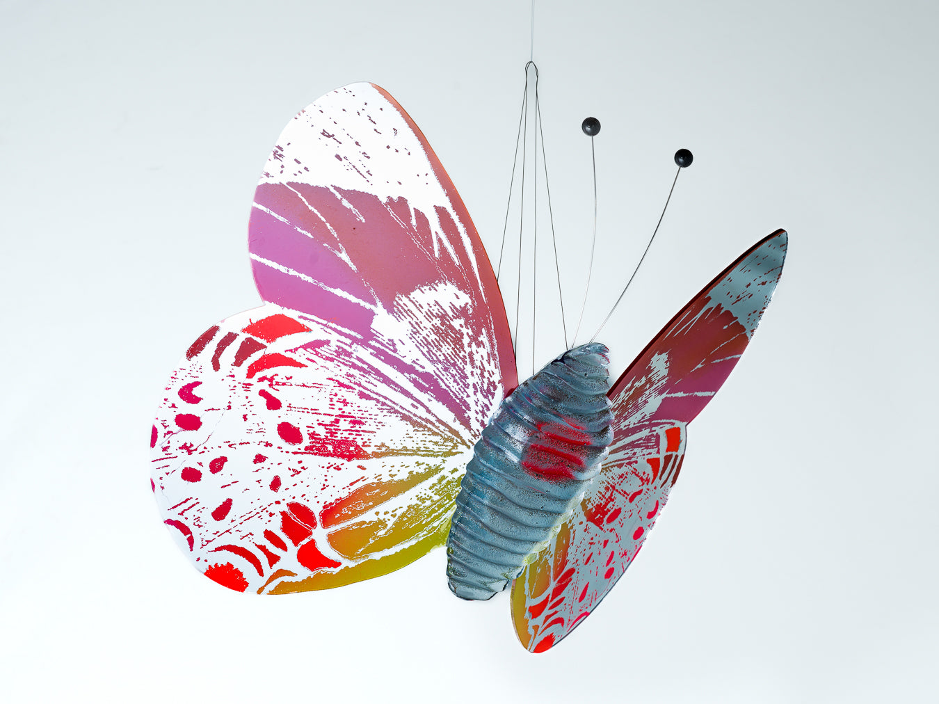 Papillon rose