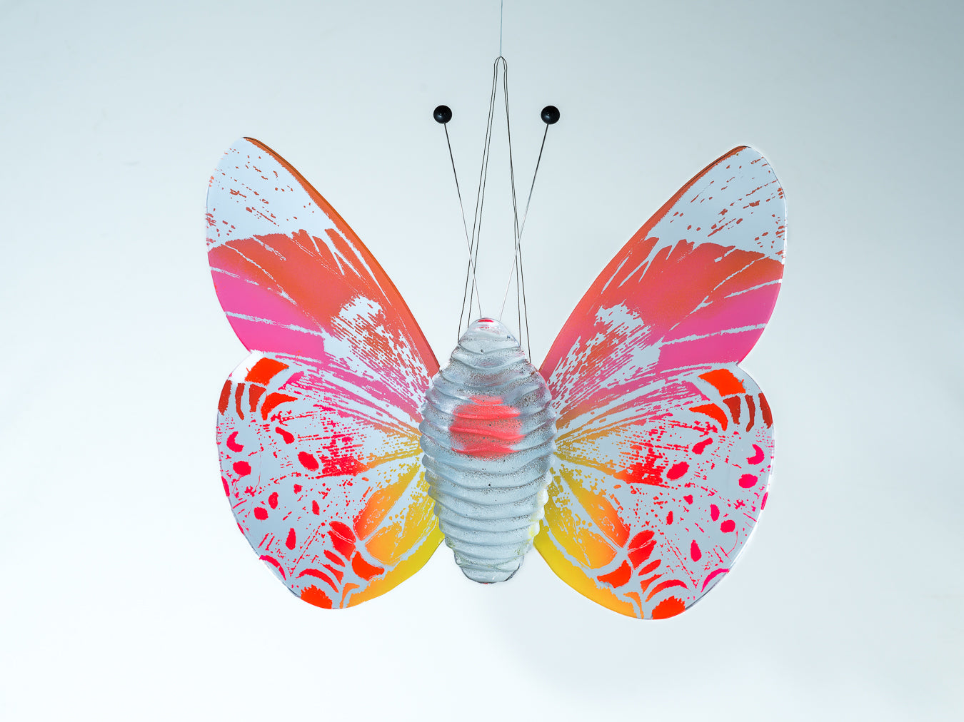 Papillon rose