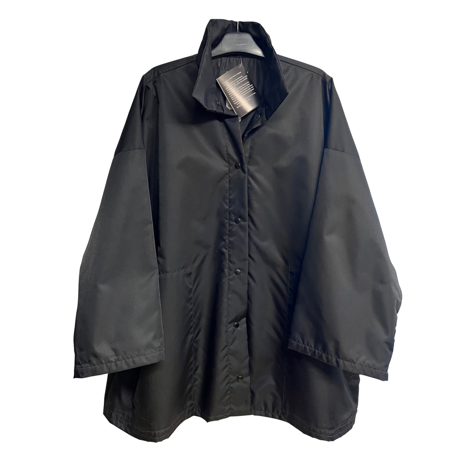 REGNJAKKE Black Square Th