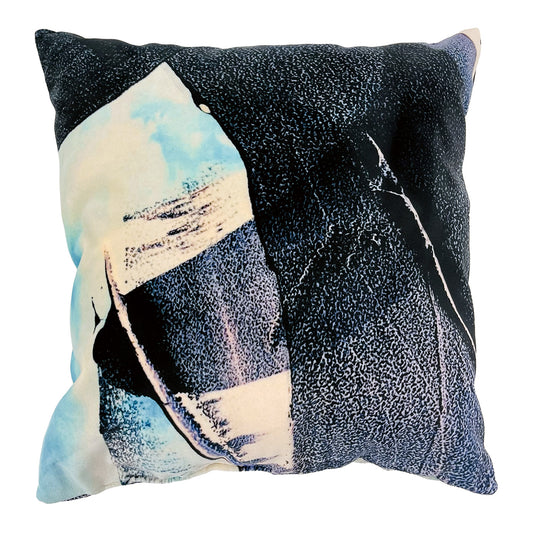 Luxurious Velvet Elegant Pillow Black Pattern