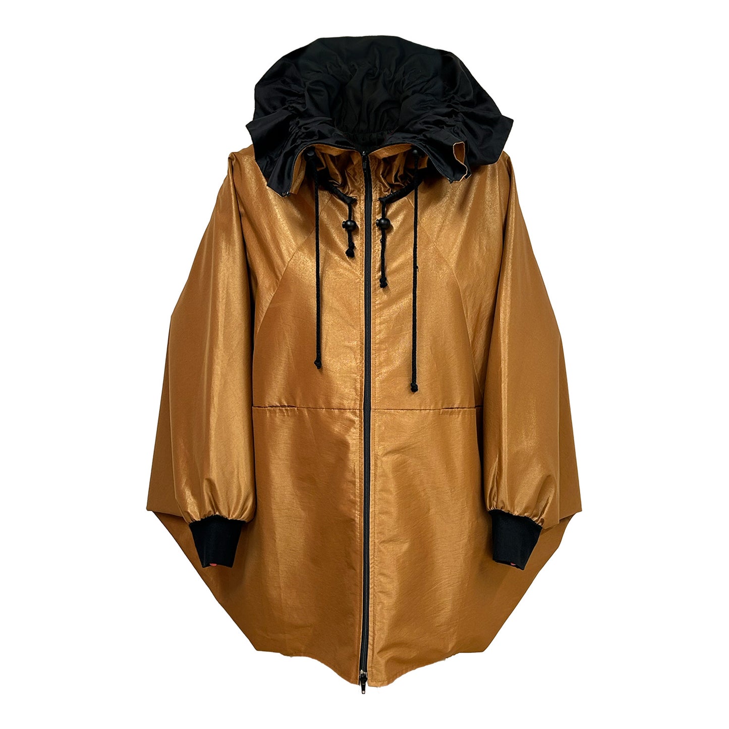 Rain jacket Origami Faces Light brown