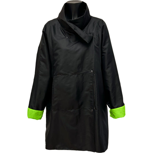 Black Pierre Stripe Raglan Jacket Green sale