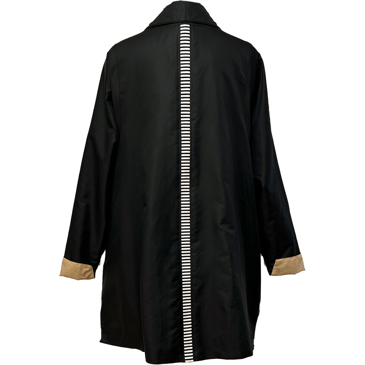 Black Pierre Stripe Raglan Jacket Beige sale