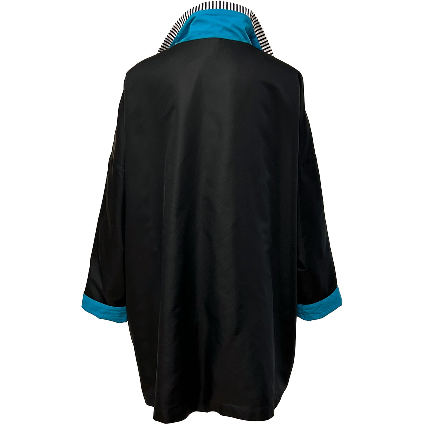 Black Pierre Stripe Jacket Turquoise sale