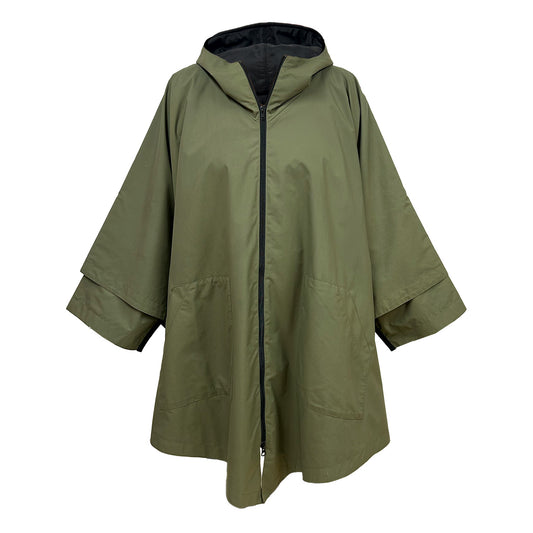 Regnjacka Poncho Tip Olive