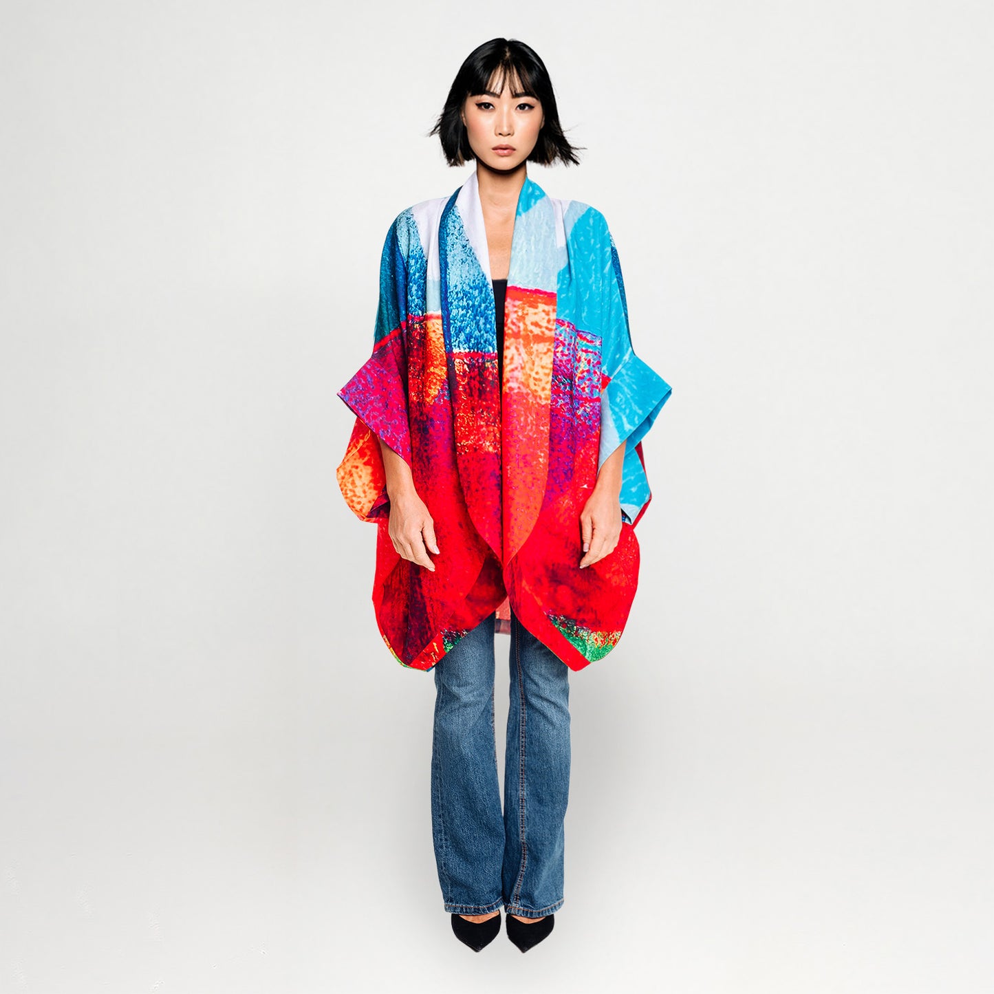 Round Art Kaftan Multi colours 6