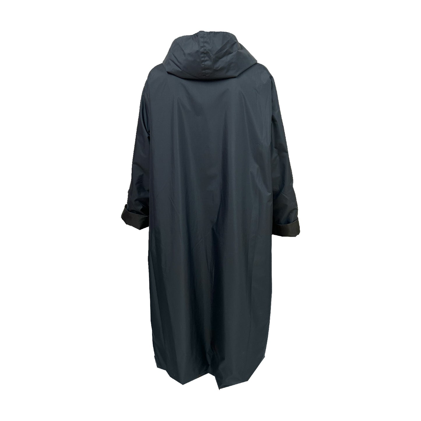 Langer Regenmantel Black