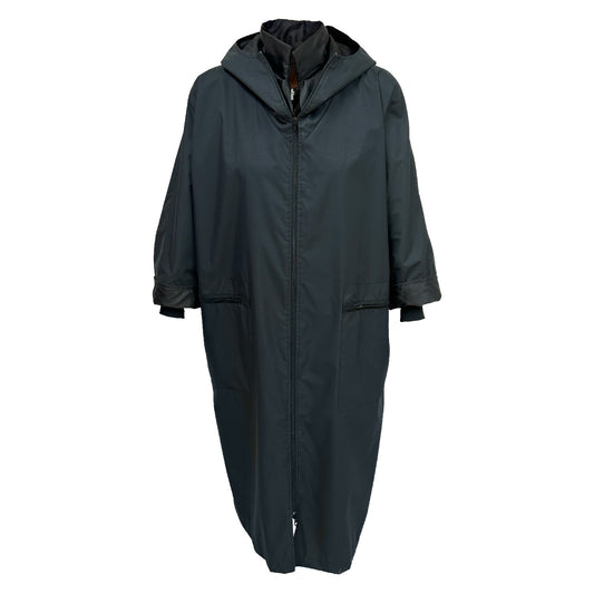 Langer Regenmantel Active Black