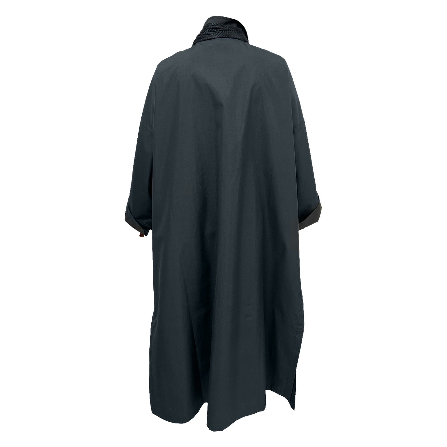 Langer Regenmantel Elegance Black