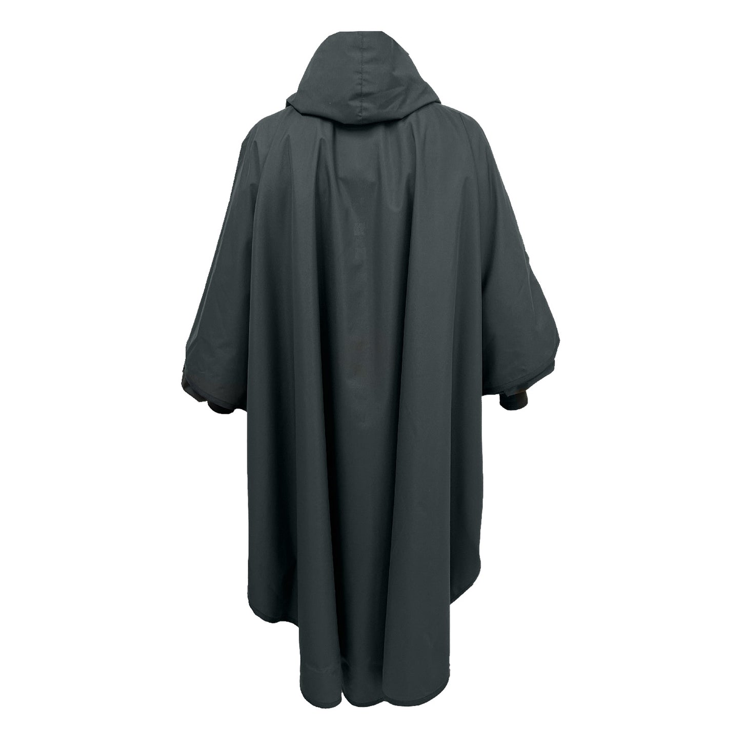 Langer Regenmantel Hood Velvet Black