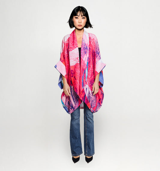 Round Art Kaftan Multi colours 3