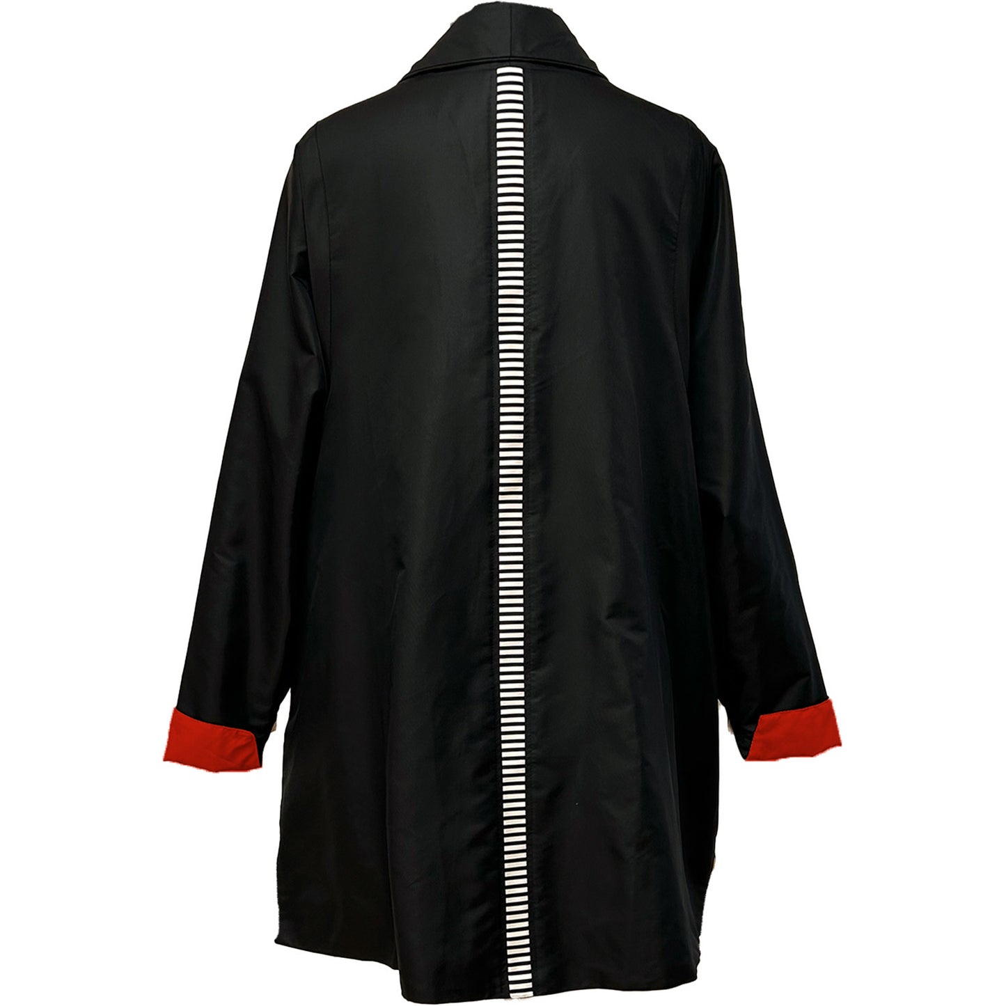 Black Pierre Stripe Raglan Jacket Red sale